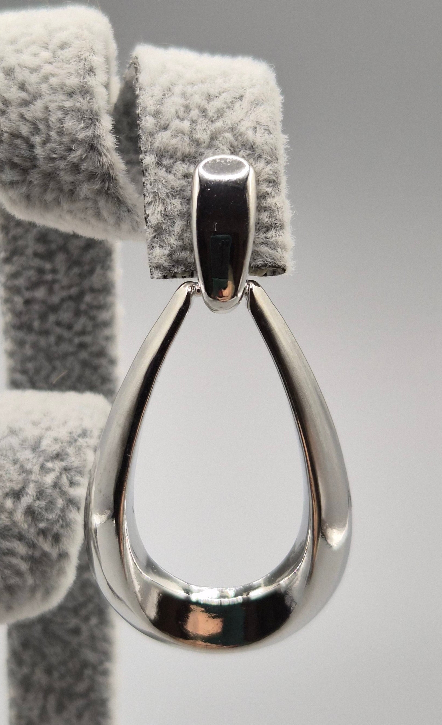 Open Pear Shaped Drop Earrings