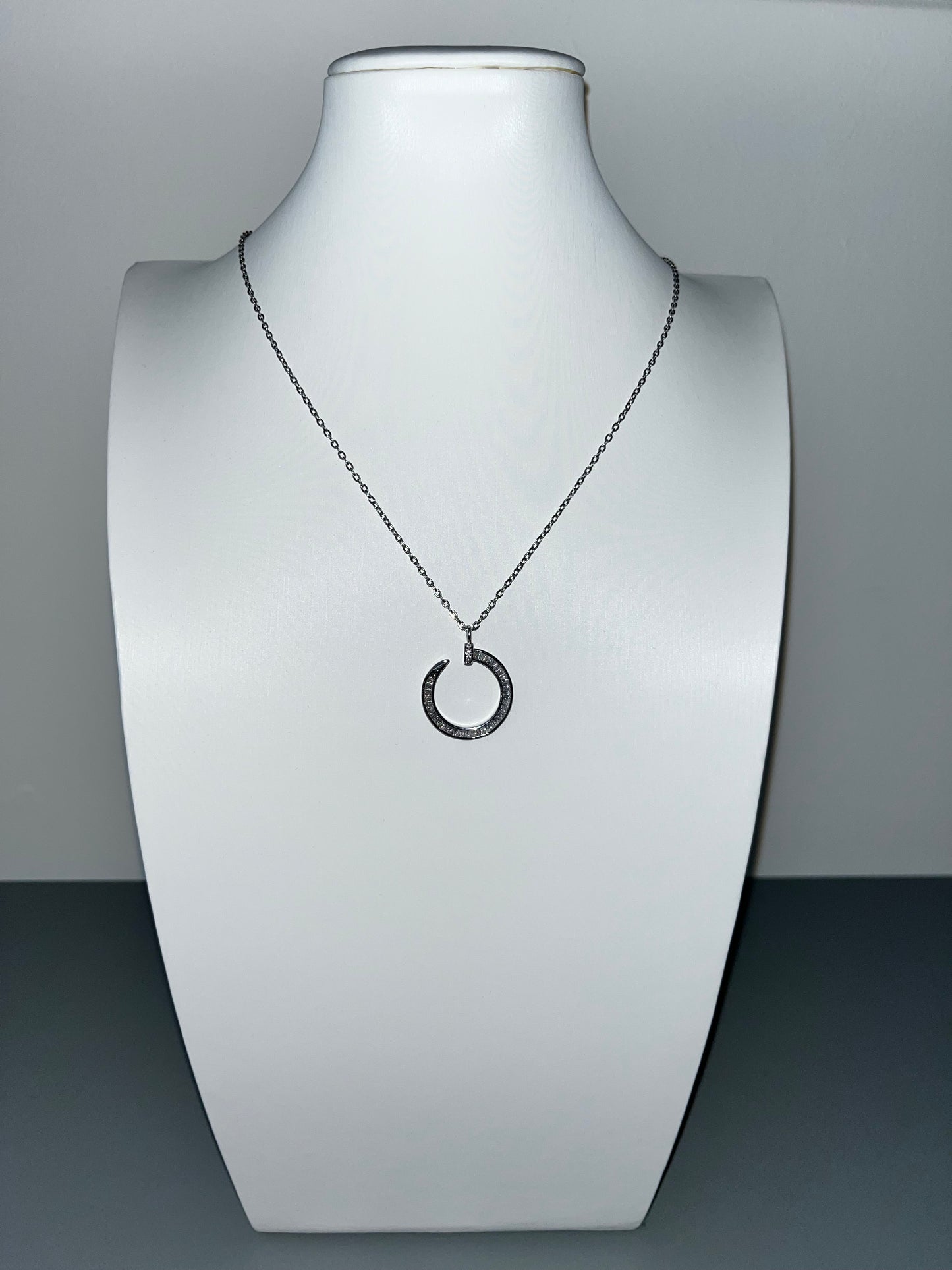 Enso Cubic Zirconia Pendant
