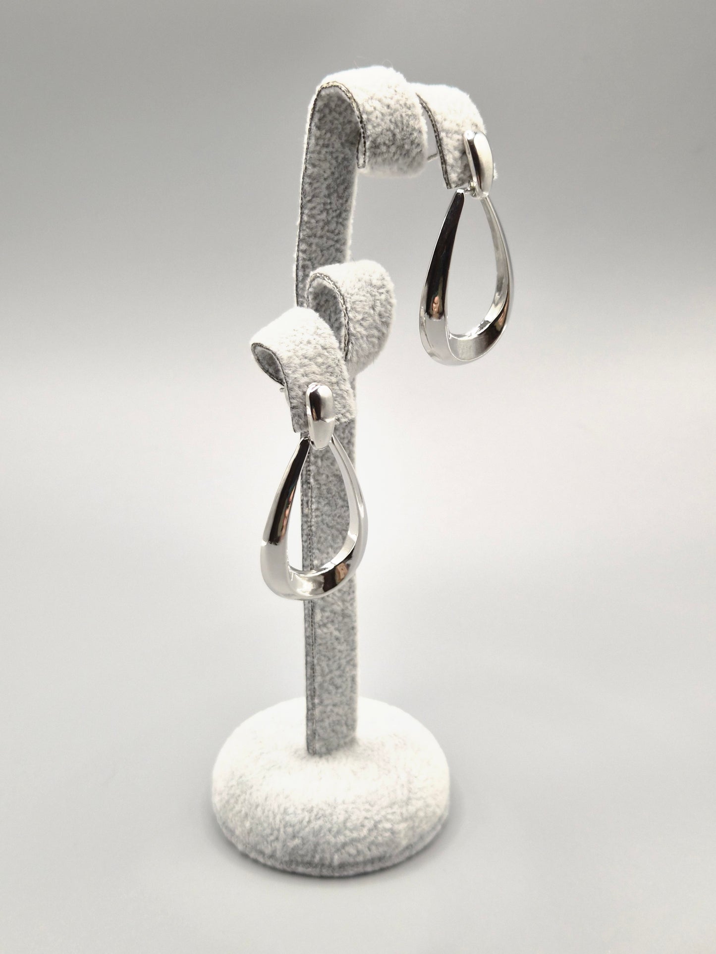 Open Pear Shaped Drop Earrings