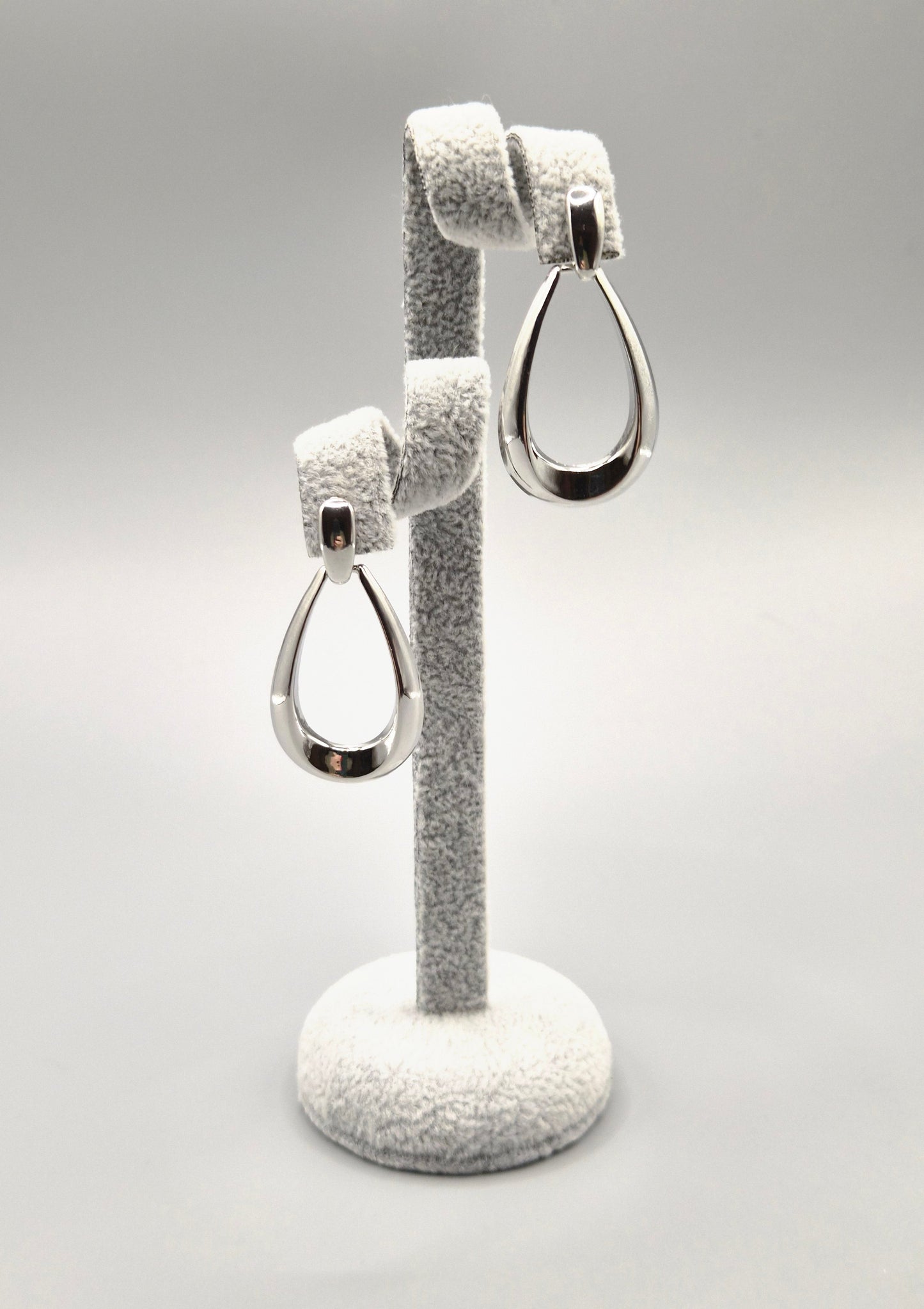 Open Pear Shaped Drop Earrings