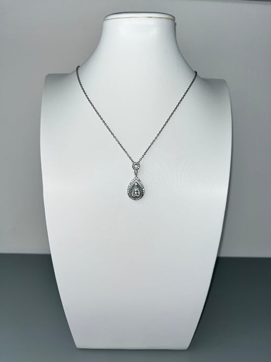 Pear Drop Cubic Zirconia Pendant