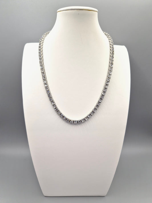 Cubic Zirconia 18" Line Necklace