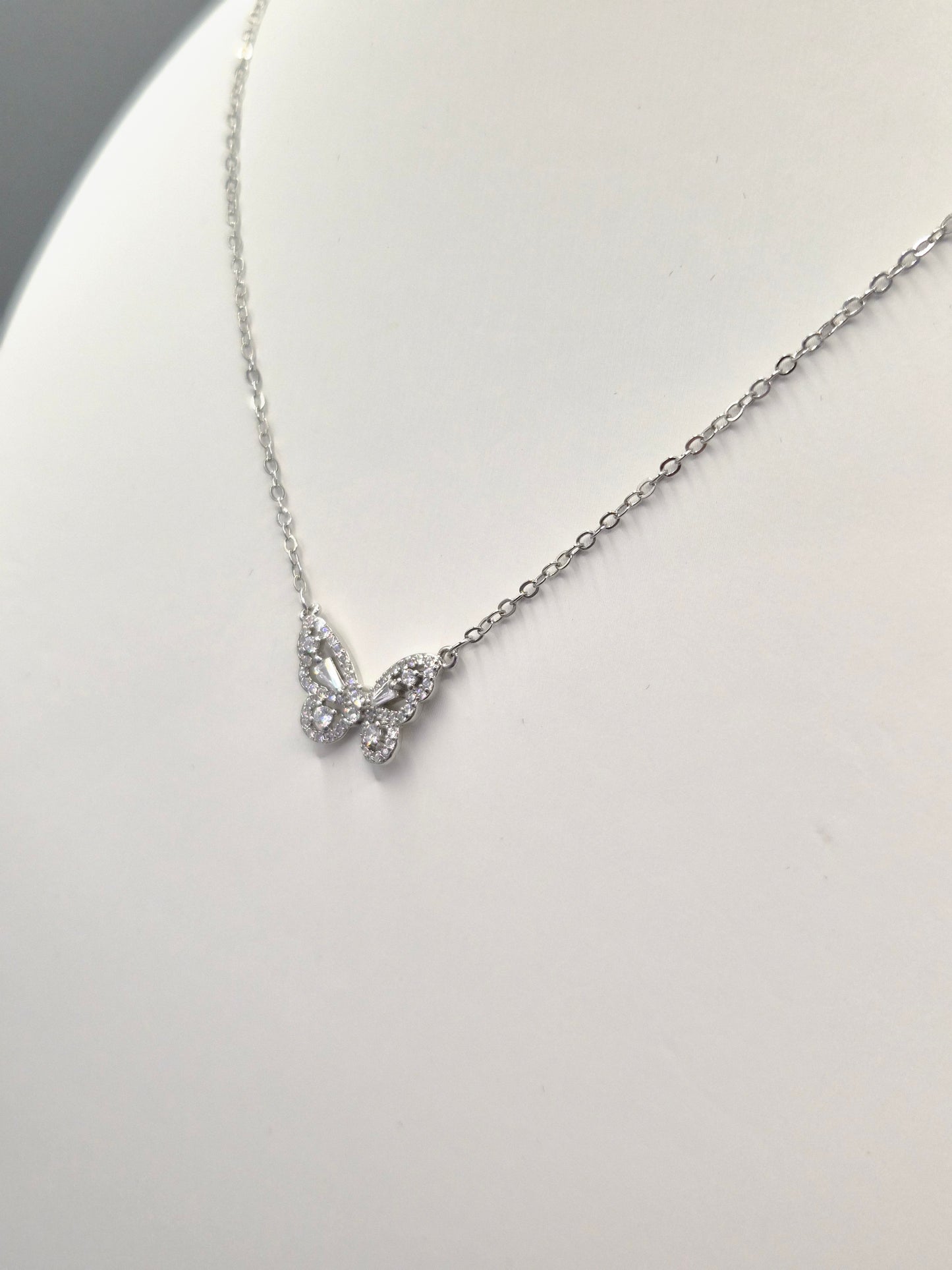 Butterfly Cubic Zirconia Pendant