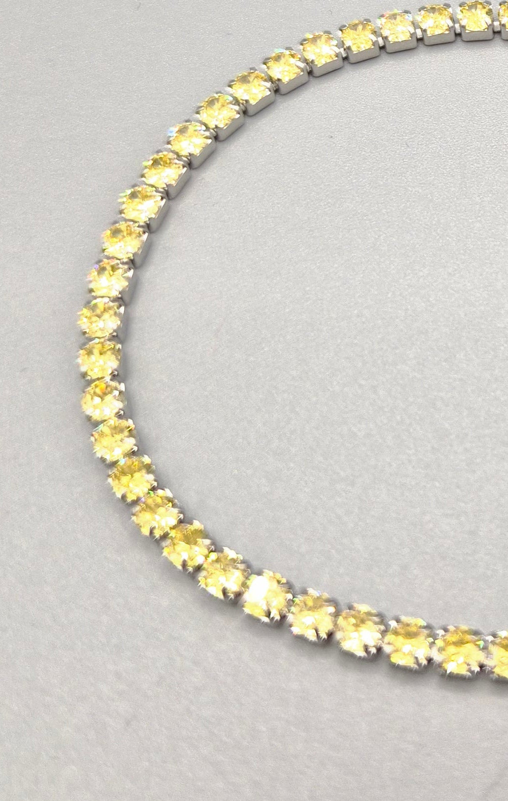 Yellow Cubic Zirconia Bracelet