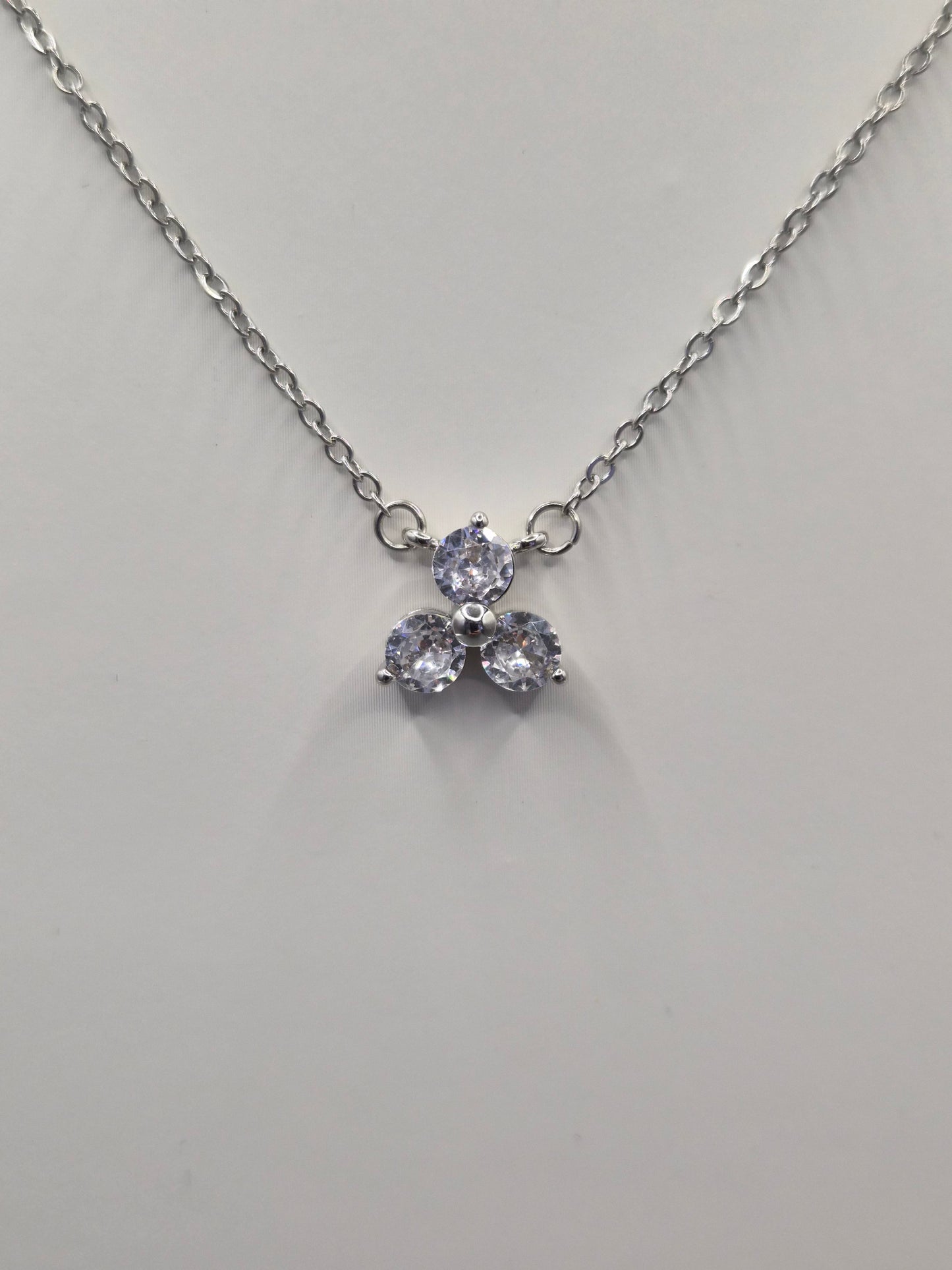 Trilogy Cubic Zirconia Pendant