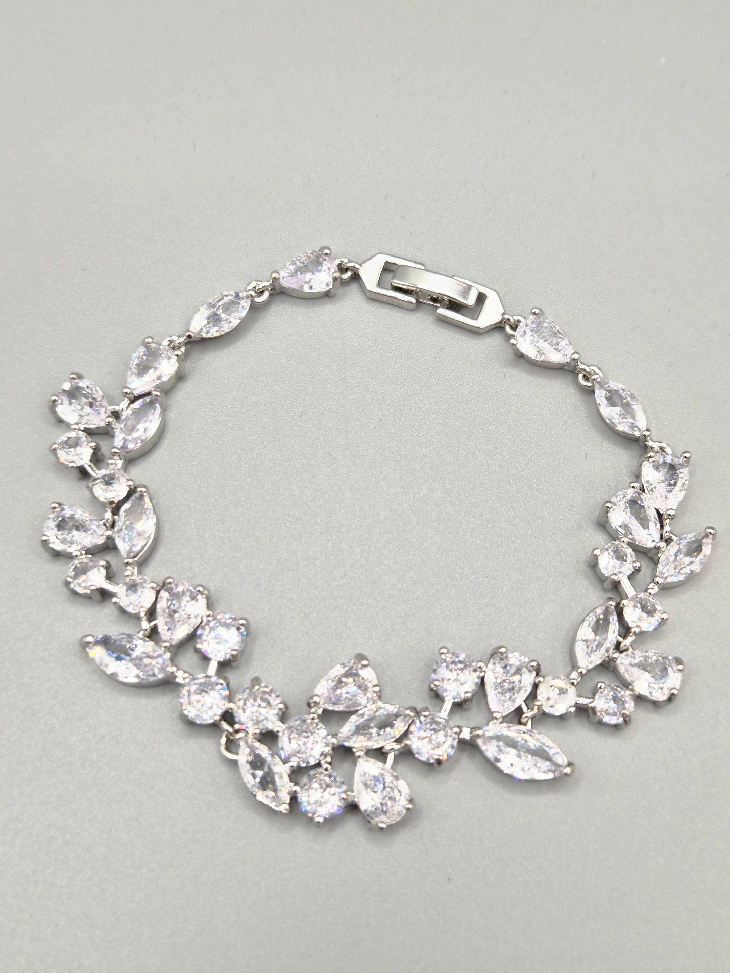 Marquise, Pear & Round Cut Cubic Zirconia Bracelet