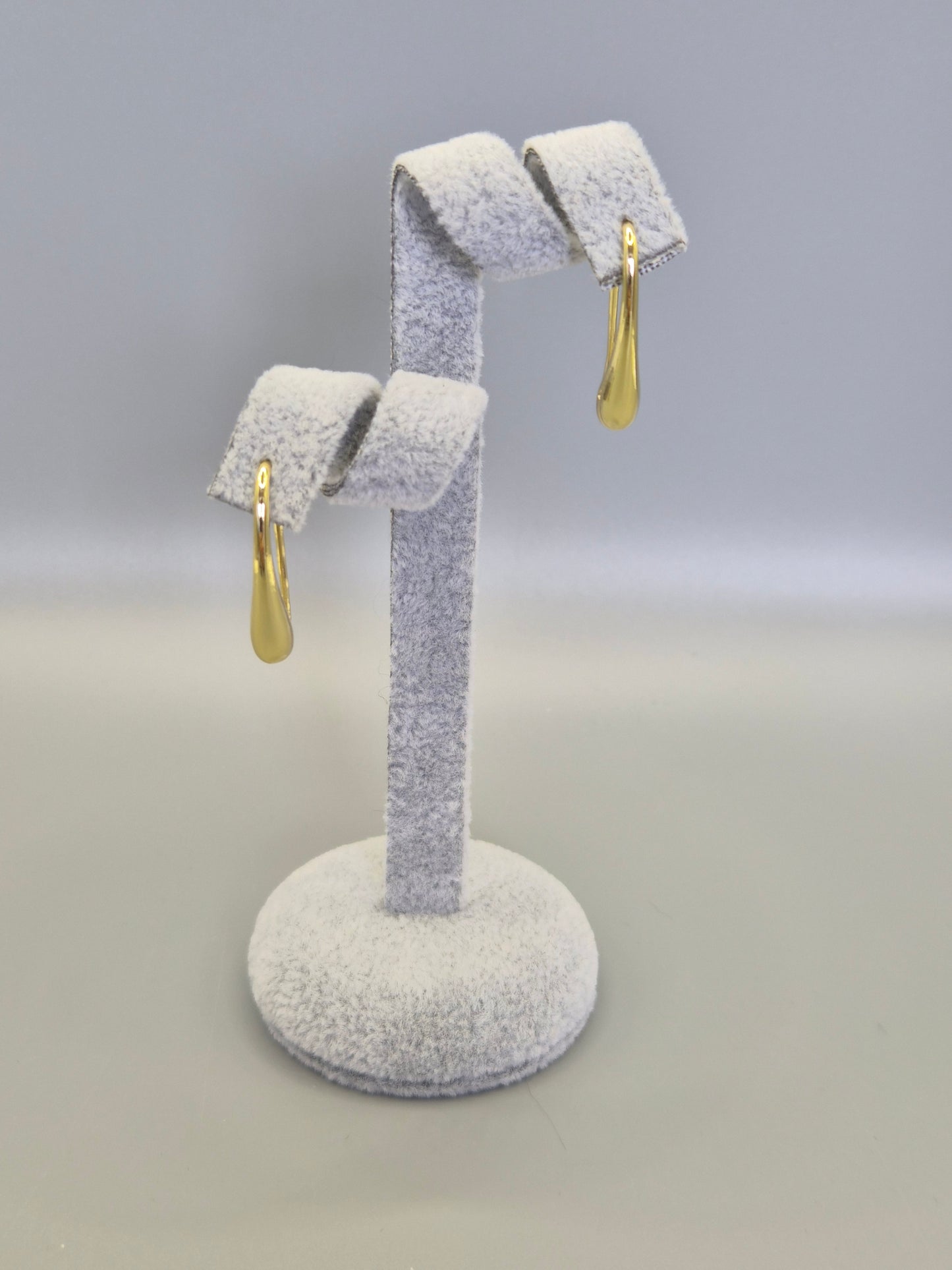 Water Drop Hook Through Earrings Yellow Set