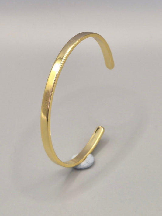 Torque Bangle Yellow Coloured