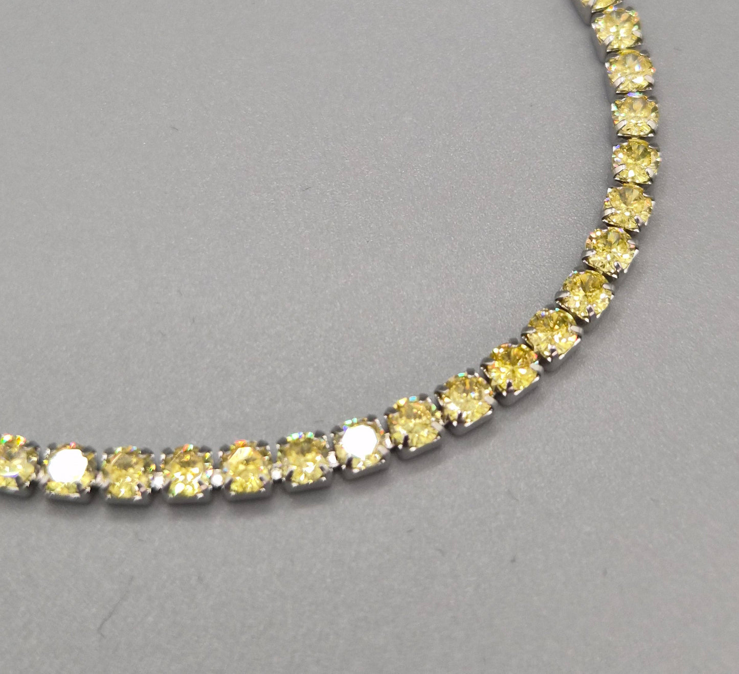 Yellow Cubic Zirconia Bracelet