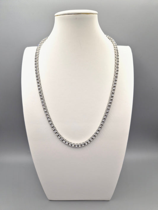 Cubic Zirconia 20" Line Necklace