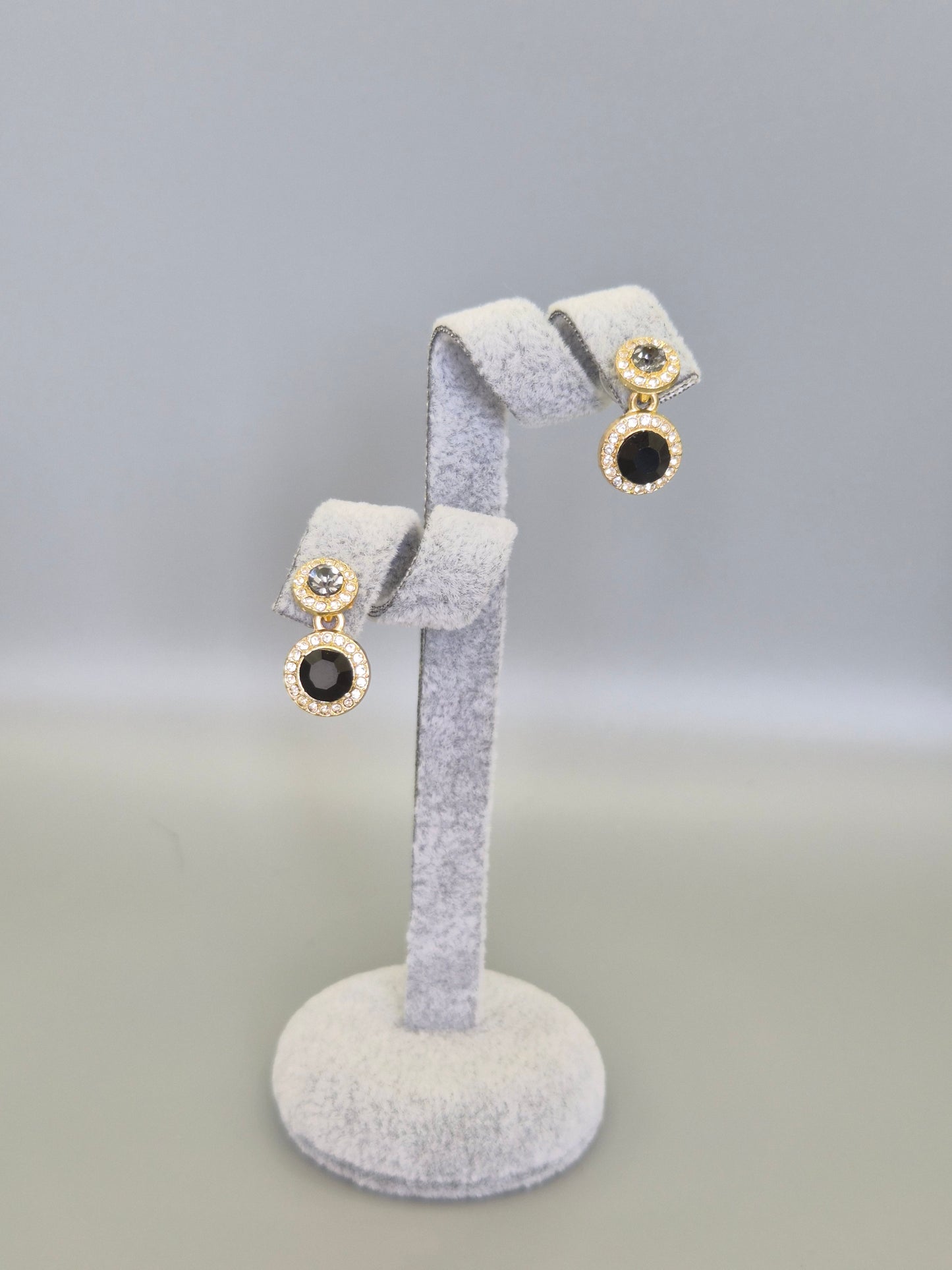Blue & Sea Blue Cubic Zirconia Earrings Drop Earrings Yellow Set