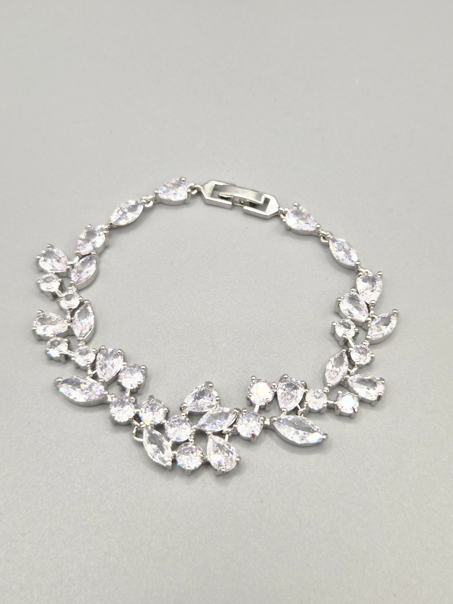 Marquise, Pear & Round Cut Cubic Zirconia Bracelet