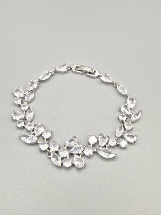 Marquise, Pear & Round Cut Cubic Zirconia Bracelet