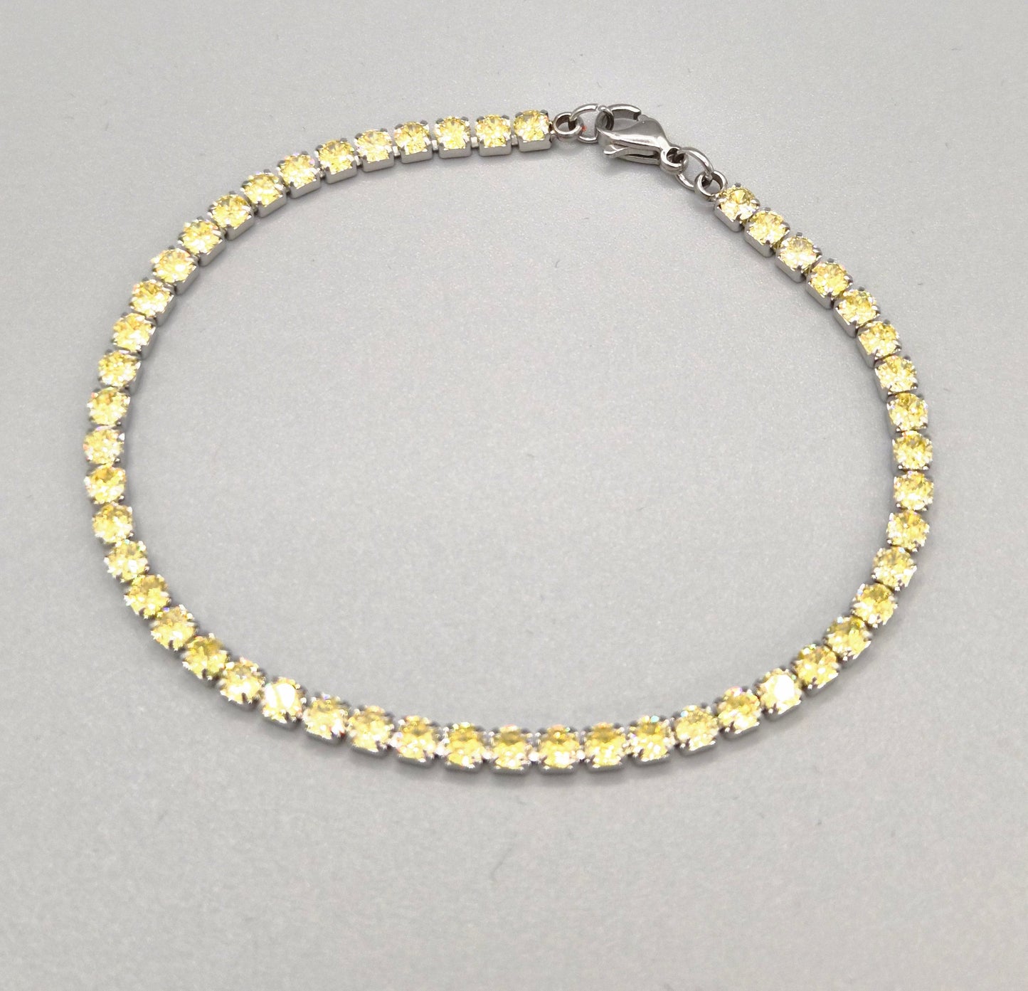 Yellow Cubic Zirconia Bracelet
