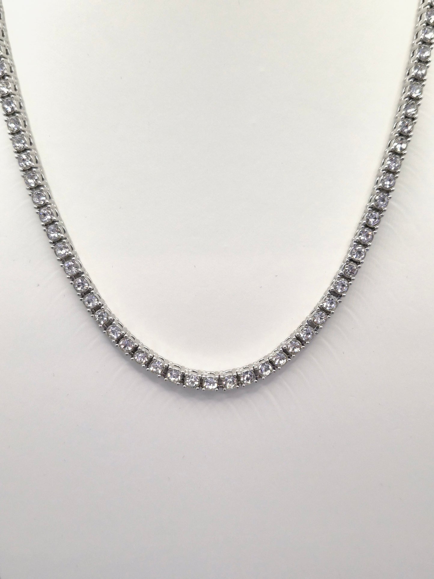 Cubic Zirconia 20" Line Necklace