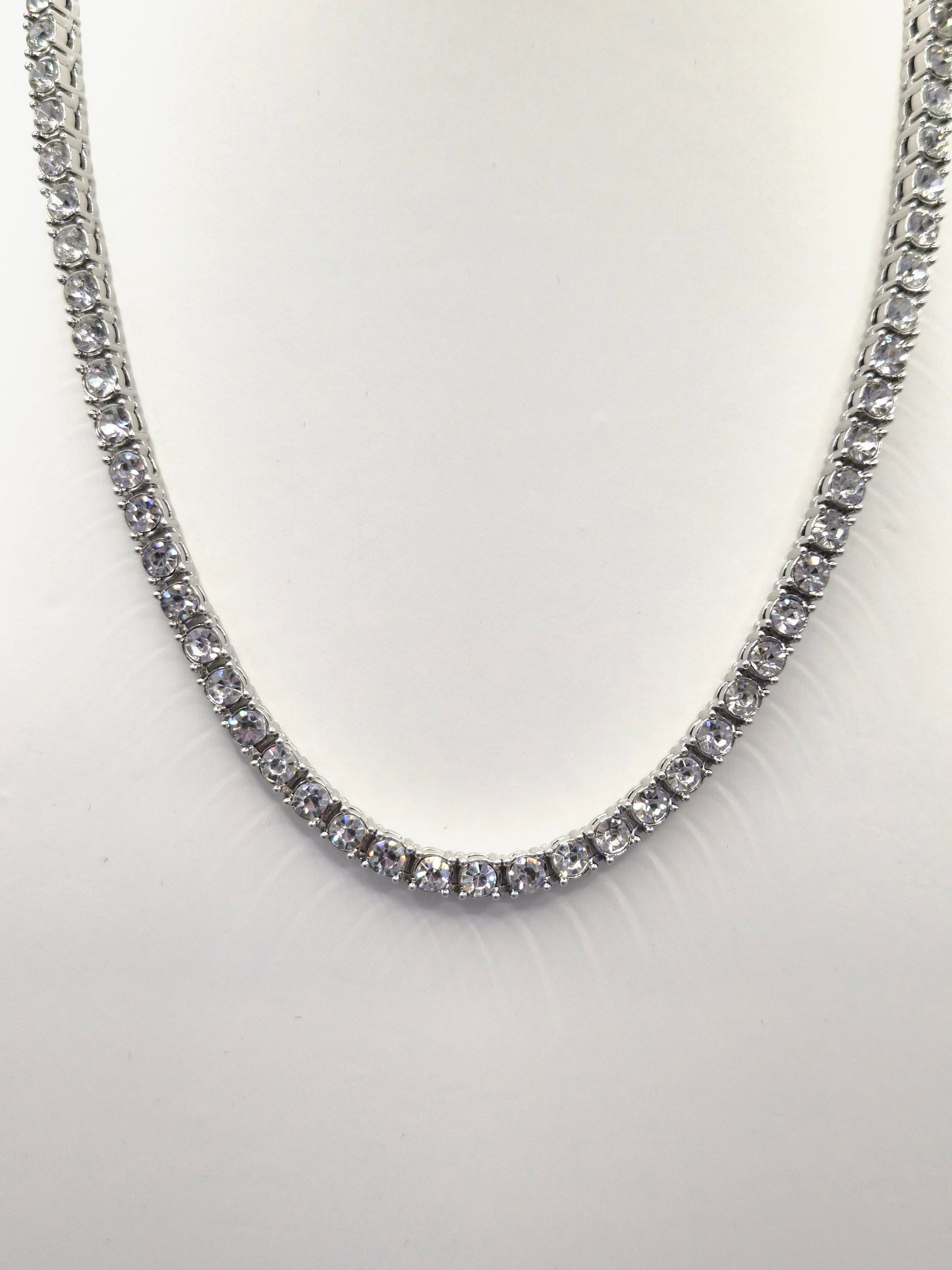 Cubic Zirconia 18" Line Necklace