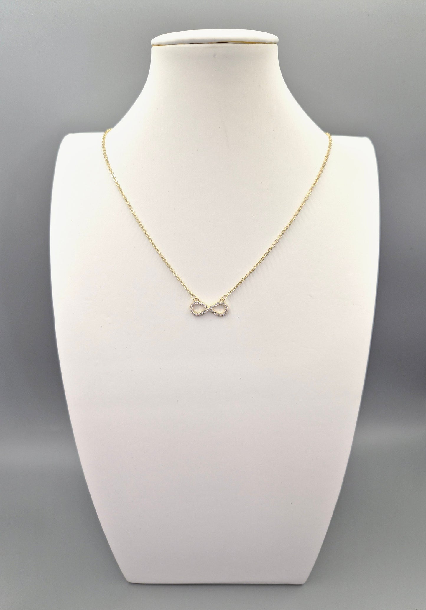 Infinity Yellow Set Cubic Zirconia Pendant