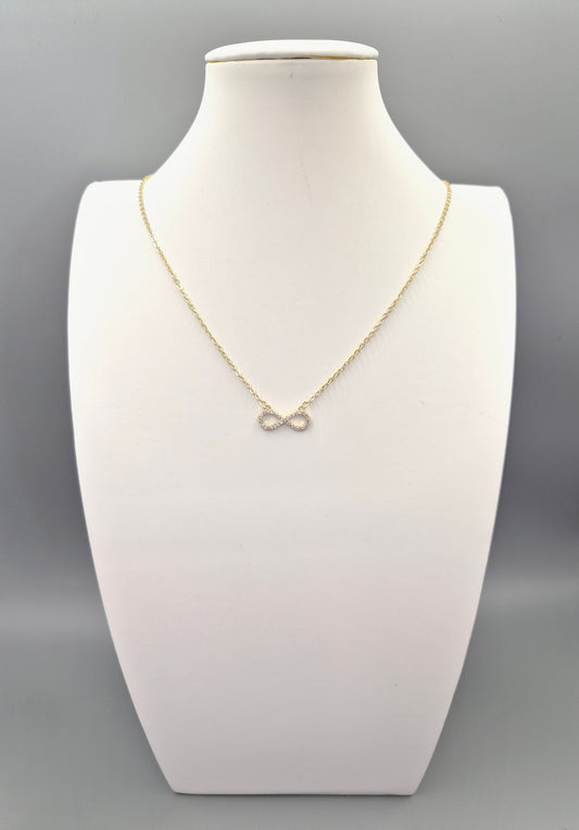 Infinity Yellow Set Cubic Zirconia Pendant