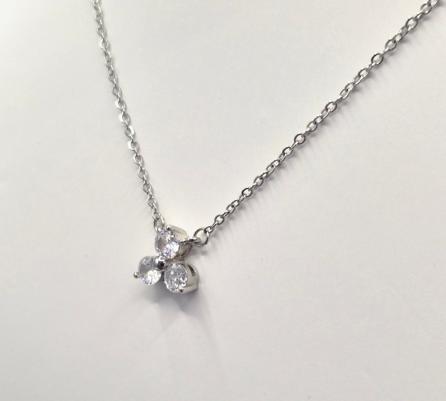 Trilogy Cubic Zirconia Pendant
