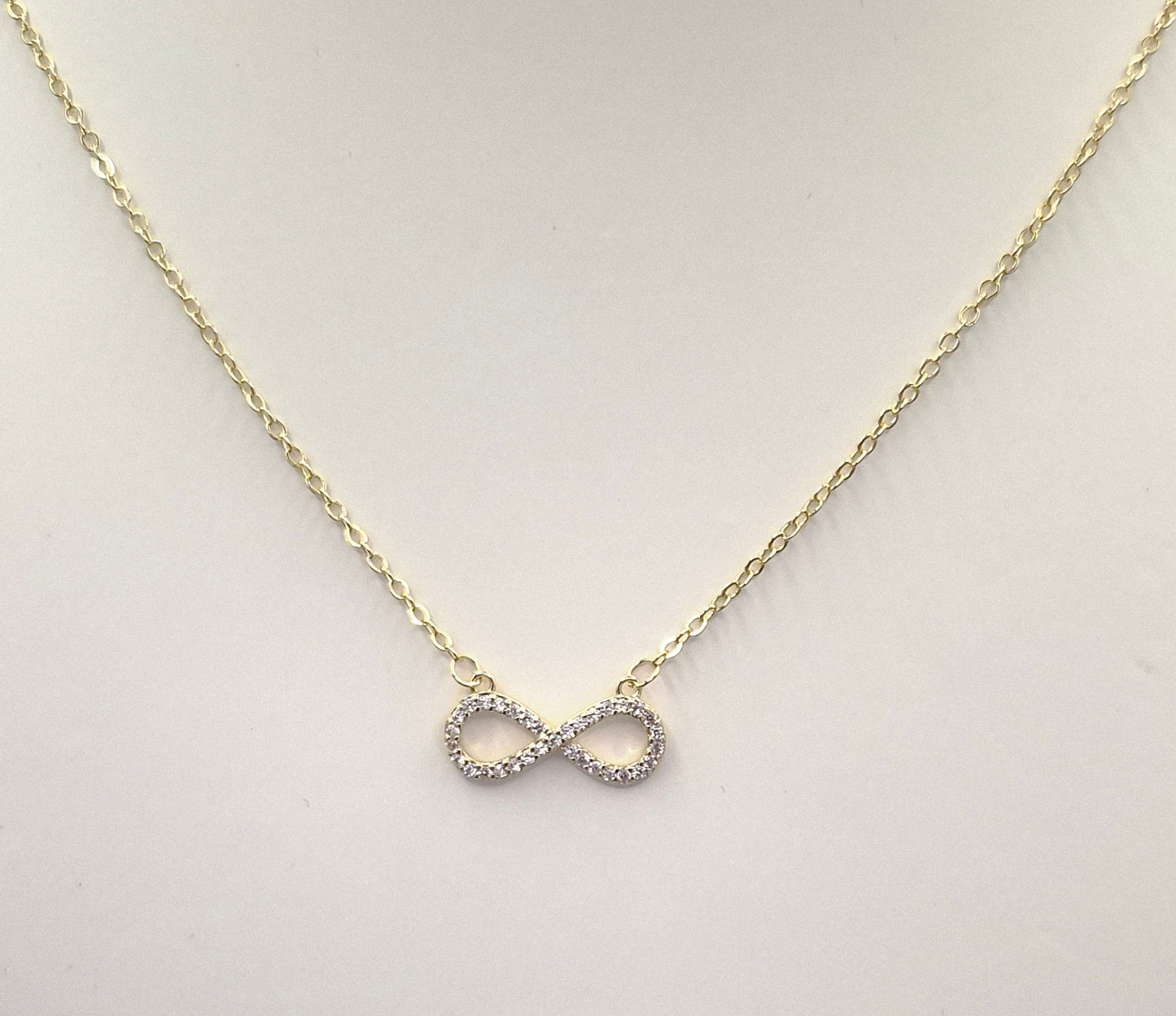 Infinity Yellow Set Cubic Zirconia Pendant