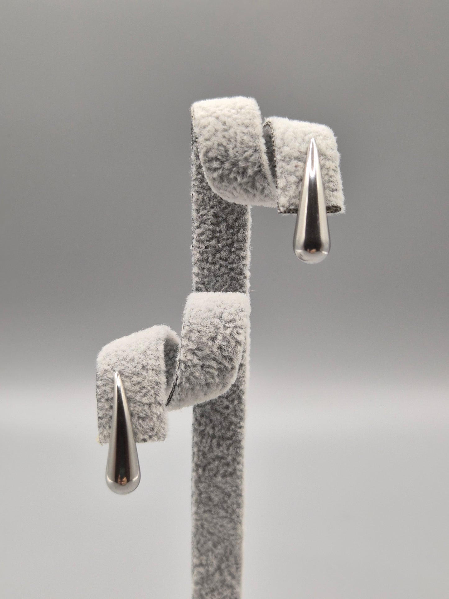 Pear Drop Stud Earrings