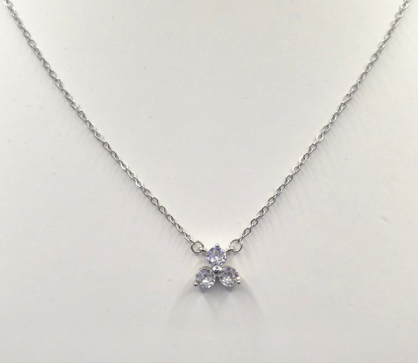 Trilogy Cubic Zirconia Pendant